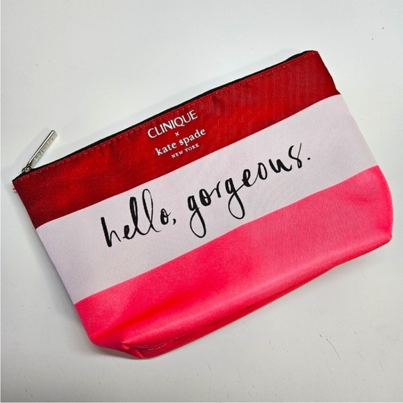 Clinique x Kate Spade Cosmetic Bag new travel accessory bag - Picture 1 of 6